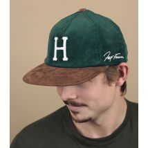 Huf - Casquette "Corduroy Classic H Strapback Forest Green" Pour Homme - Vert - Taille Unique - Headict