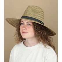 Volcom - Chapeau "Throw Shade Straw Hat Natural" Pour Femme - Beige - Taille Unique - Headict