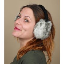 Barts - Caches-oreilles "Fur Earmuffs Rabbit" Pour Femme - Gris - Taille Unique - Headict