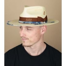 Stetson - Chapeau Outdoor Toyo Bleached Pour Homme - Blanc - Taille M - Headict