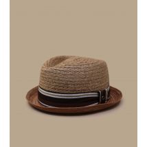 Göttmann - Chapeau "Diamond Raffia Brown" Pour Homme - Beige - Taille L - Headict