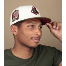 New Era - Casquette "Side Patch 59Fifty Boston Red Sox Chrome Olive" Pour Homme - Beige - Taille 7 3/8 - Headict