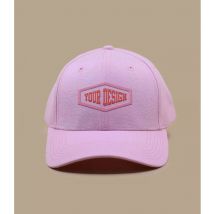 Headict - Casquette "Personnalisable Baseball Chambray Pink" - Taille Unique - Headict