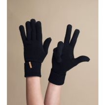 Barts - Gants "Fine Knitted Gloves Black" Pour Femme - Noir - Taille Unique - Headict