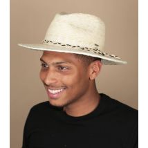 Brixton - Chapeau "Messer Western Straw Natural" Pour Homme - Beige - Taille L - Headict