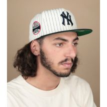 New Era - Casquette "59Fifty Retro Script NY Yankees" Pour Homme - Beige - Taille 7 3/8 - Headict