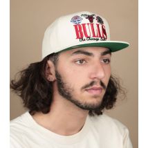 Mitchell & Ness - Casquette "Reframe Retro Snapback HWC Bulls Off White" Pour Homme - Beige - Taille Unique - Headict