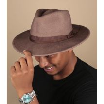 Brixton - Chapeau "Dayton Convertible Brim Bison" Pour Homme - Marron - Taille S - Headict