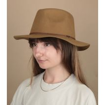 Brixton - Chapeau "Wesley Packable Golden Brown" Pour Femme - Marron - Taille L - Headict