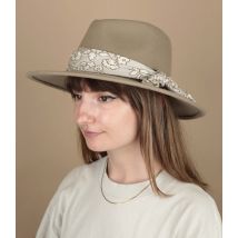 Brixton - Chapeau "Madison Convertible Brim Rancher Sand" Pour Femme - Beige - Taille S - Headict