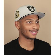 New Era - Casquette "Two Tone 59Fifty Side Patch Raiders Stone" Pour Homme - Beige - Taille 7 1/2 - Headict