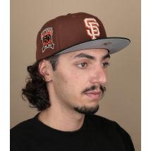 New Era - Casquette "Harvest 59Fifty San Francisco Giants" Pour Homme - Marron - Taille 7 1/4 - Headict