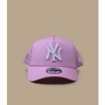 New Era - Casquette "Kid Trucker League Ess NY Pink" Pour Enfant - Rose - Taille Y - Headict