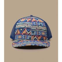 Patagonia - Casquette "Kids Trucker High Hopes Geo" Pour Enfant - Bleu - Taille Unique - Headict