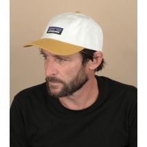 Patagonia - Casquette "P6 Label Trad Cap Birch White" Pour Homme - Beige - Taille Unique - Headict