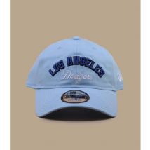 New Era - Casquette "MLB Wordmark 9Twenty LA Glacier Blue" Pour Homme - Bleu - Taille Unique - Headict