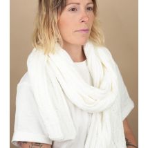 Cabaïa - Écharpe "Appletini Scarf White" Pour Femme - Blanc - Taille Unique - Headict