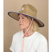 Roxy - Chapeau "Coffee Blues Natural" Pour Femme - Beige - Taille ML - Headict