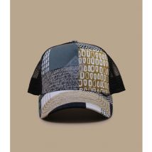 Djinns - Casquette "HFT Summerpattern Black White Khaki" Pour Homme - Noir - Taille Unique - Headict