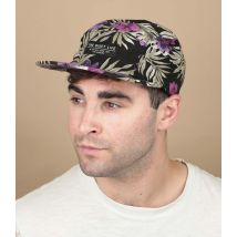 The Quiet Life - Casquette "Floral Linen 5 Panel Black Prurple" Pour Homme - Flower - Taille Unique - Headict