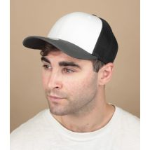 Yupoong - Casquette "Trucker Blanche Et Gris Foncé" Pour Homme - Taille Unique - Headict