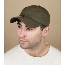 Yupoong - Casquette "Dad Hat Destructurée Vert Olive" Pour Homme - Taille Unique - Headict