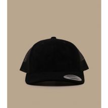 Yupoong - Casquette "Trucker Suede Noire" Pour Homme - Taille Unique - Headict