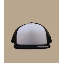 Yupoong - Casquette Snapback "Trucker Mousse Blanc Et Noir" Pour Homme - Taille Unique - Headict