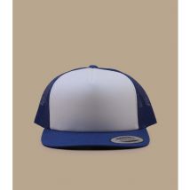 Yupoong - Casquette Snapback "Trucker Mousse Blanc Et Noir" Pour Homme - Bleu - Taille Unique - Headict