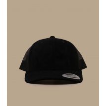 Yupoong - Casquette "Trucker Suede Noire" Pour Femme - Taille Unique - Headict