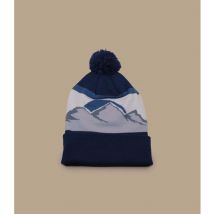 Beechfield - Bonnet "Ponpon Mountain Peaks, Rocky Peaks" Pour Homme - Bleu Marine - Taille Unique - Headict