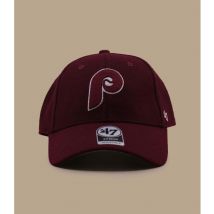 47 Brand - Casquette "MLB Philadelphia Phillies Chain Stitch Cardinal" Pour Homme - Rouge - Taille Unique - Headict