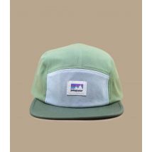 Patagonia - Casquette "Graphic Maclure 5 Panel Shop Sticker Terrain Green" Pour Homme - Vert - Taille Unique - Headict