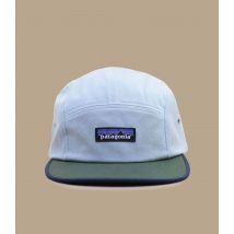 Patagonia - Casquette "P6 Label Maclure 5 Panel Thermal Blue" Pour Homme - Vert - Taille Unique - Headict