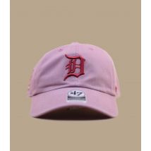 47 Brand - Casquette "MLB Detroit Tigers Strawberry Field Mauve" Pour Homme - Rose - Taille Unique - Headict