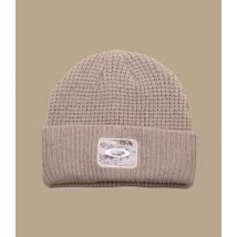 Oakley - Bonnet "Ellipse Patch Waffle Beanie Humus" Pour Homme - Beige - Taille Unique - Headict