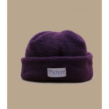 Picture - Bonnet "Crown Beanie Potent Purple" Pour Homme - Bordeaux - Taille Unique - Headict