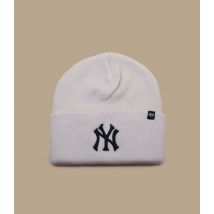 47 Brand - Bonnet "MLB New York Yankees Haymaker Natural" Pour Homme - Blanc - Taille Unique - Headict