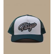 Taiyo - Casquette "Script Logo Trucker Dark Green" Pour Homme - Vert - Taille Unique - Headict