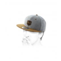 In The Galaxy - Casquette Snapback "I Love You Grey Suede" Pour Homme - Gris - Taille Unique - Headict