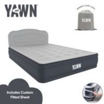 YAWN Air Bed DELUXE with Custom Fitted Sheet (King)