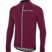 Sportive men's softshell jacket, classy burgundy s