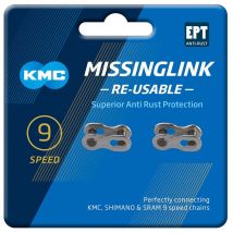 KMC: MissingLink 9X Joining links -  Silver - EPT