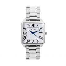 Montre Arctik Blanc - Boîtier - Cadran Blanc - Bracelet Argenté - Mécanisme en Quartz - Pour Unisex - Histoire d'Or