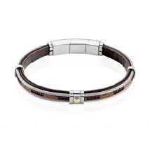 Bracelet Jourdan Egra Acier Bicolore - Pour Homme - Histoire d'Or
