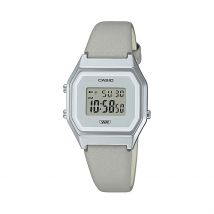 Montre Casio Collection Gris - Boîtier Blanc - Cadran Gris - Bracelet Gris - Mécanisme en Quartz - Pour Femme - Histoire d'Or