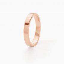 Alliances Argent Rose Inayah Ruban 3mm - Pour Homme - Histoire d'Or
