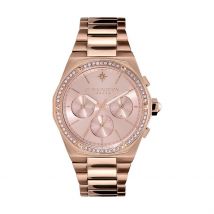 Montre Olivia Burton Hexa Multifonction Rose - Boîtier Rose - Cadran Rose - Bracelet Rose - Mécanisme en Quartz - Pour Femme - Histoire d'Or