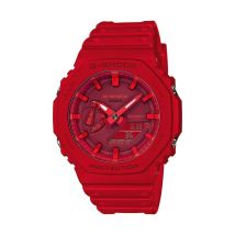 Montre Casio G-shock Rouge - Boîtier Rouge - Cadran Rouge - Bracelet Rouge - Mécanisme en Quartz - Pour Homme - Histoire d'Or