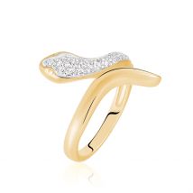 Bague Reyyanae Plaqué Or Jaune Oxyde De Zirconium - Pour Femme - Histoire d'Or